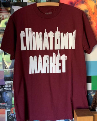 Chinatown Market Tee - Burgundy