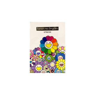 Takashi Murakami Sunflower Pin Rainbow