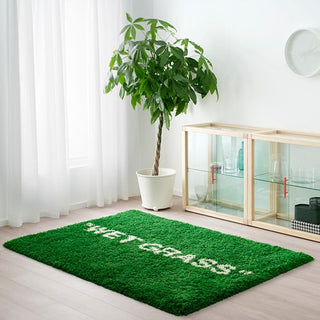 Virgil Abloh x IKEA MARKERAD "WET GRASS" Rug Green